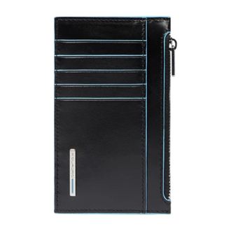 Piquadro Wallets & Cardholders, male, Black, Size: ONE SIZE Slim Credit Card Wallet with Coin Pocket