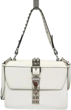 Prada Pre-owned Shoulder Bags, female, White, Size: ONE SIZE Pre-owned Electra Studs 1Bd120