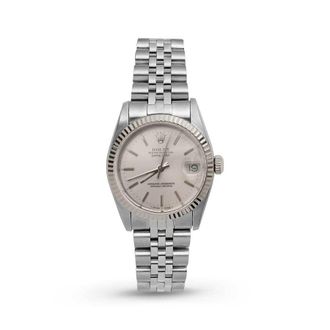 Rolex Pre-owned Rolex Datejust Automatic Silver Dial Ladies Watch 68274 SSJ