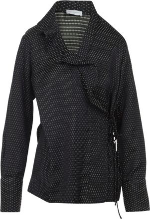 Dries Van Noten Black Calberton Shirt-Donna