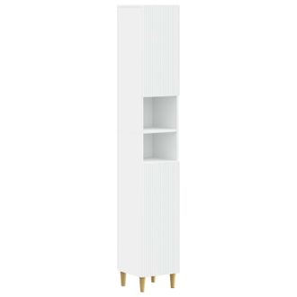vidaXL Armario De Ba&ntilde;o Con Estante Abierto Arnhem Blanco Vidaxl