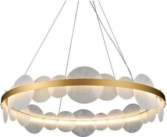 OEM Nube L&aacute;mpara Colgante 60cm 75w Led Lat&oacute;n Blanco Orientable 3000k-6000k