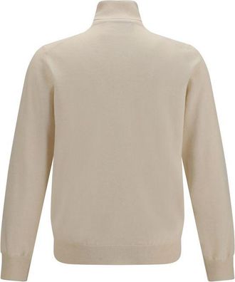 Brunello Cucinelli Mens Beige Cashmere Turtleneck Clothing