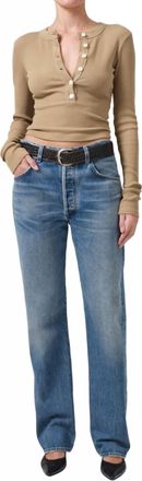 Citizens Of Humanity Baretta High-Rise Straight Jeans In Babylonia