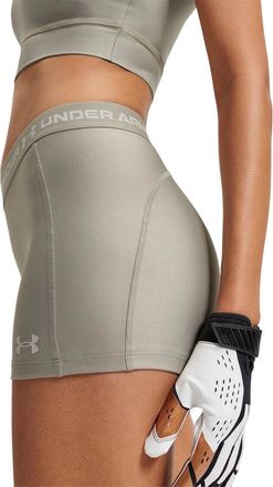 Under Armour Dames/Dames HeatGear Korte Broek (Taupe/Wit)