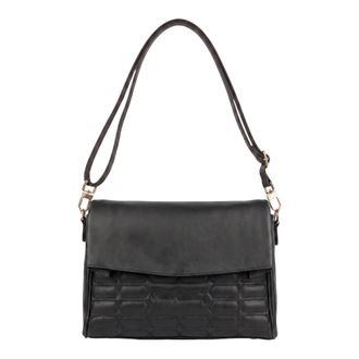 Pierre Cardin Schoudertas - Dames - Tassen - Zwart - Maat: ONE Size Leer