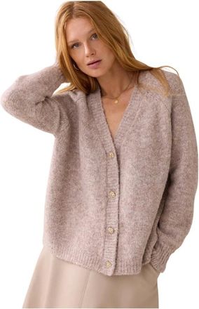 Summum Dames, Truien, Bruin, Maat: XL Leer