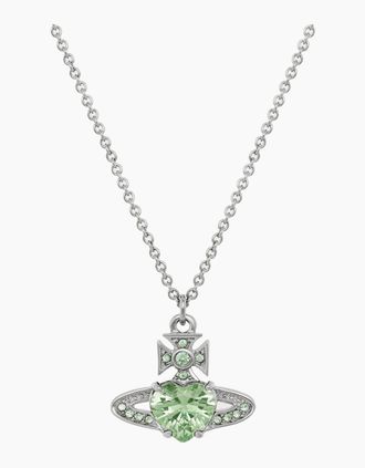 Vivienne Westwood Womens Ariella Pendant Silver - Green - Size: OS