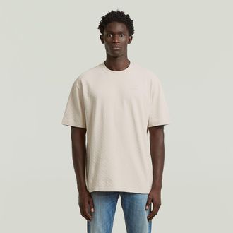 G-Star Structured Relaxed Base T-Shirt - Beige - Heren