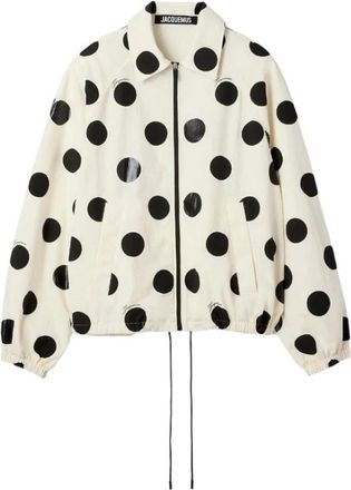 Jacquemus Jassen, Heren, Wit, L, Raglanmouw Ritsjack