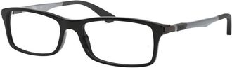 Ray-Ban Unisex Rx7017 Glasses In Shinny Black