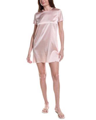 ATM Anthony Thomas Melillo Atm Anthony Thomas Melillo Stretch Charmeuse Silk-Blend Mini Dress