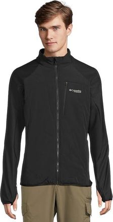 Columbia Arctic Crest Hybrid Full Zip Mens Sweatshirt Black : 2XL, Polyester