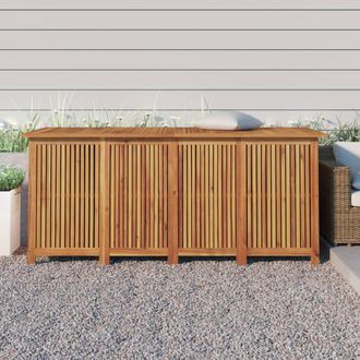 Berkfield Home Garden Storage Box 175x80x75 cm Solid Wood Acacia in Brown | Size: 175 x 80 x 75 cm
