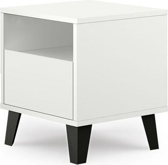 Topeshop Sonia - Mesilla De Noche De Estilo Escandinavo - Dimensiones 40x39x45,5 Cm - 1 Estante + 1 Caj&oacute;n