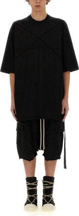 Rick Owens Black Crew Neck T-Shirt