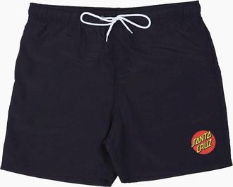 Santa Cruz Mens Santa Cruz Mens Classic Dot Swim Shorts - Black - Size: 35/34/32