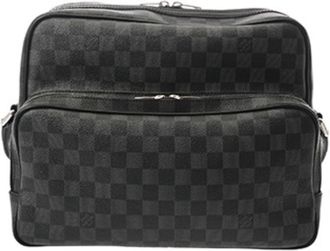 Louis Vuitton Black Damier Graphite Shoulder Bag (Pre-Owned)