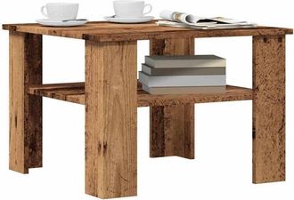 vidaXL vidaXL Tavolino da Salotto Legno Vecchio 60x60x42 cm Legno Multistrato