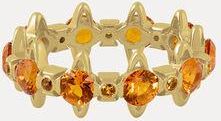 Vivienne Westwood Warwick Ring Gold-citrine-cz Gold-citrine-cz Unisex
