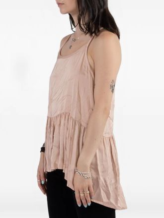 Dixie ruffled top - Beige
