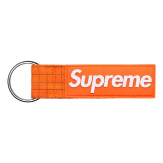 SUPREME Ripstop Keychain SS24 Orange SUP-SS24-2666