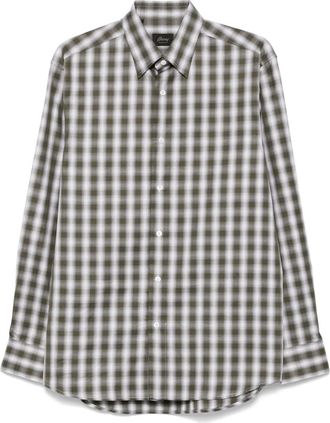 Brioni Camicia a quadri - Verde