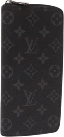 Louis Vuitton Pre-owned Wallets, female, Black, Size: ONE SIZE Pre-owned Vintage Canvas Wallet