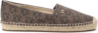 Michael Kors Bruine Slip-On Schoenen met Korrelige Textuur - Dames - Espadrilles - Bruin - 36 EU - Schoenen