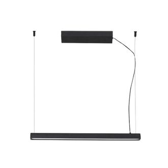 Faro Barcelona Faro Barcelona - L&aacute;mpara Colgante Negra Con Flor&oacute;n De Superficie Vico 60 61101