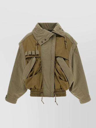 Balmain utility bomber jacket elasticated hem pockets