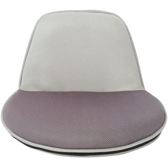 Mobili Rebecca Mobili Rebecca - Rebecca Mobili Poltrona da Meditazione Pieghevole Tessuto Grigio 44x52x50