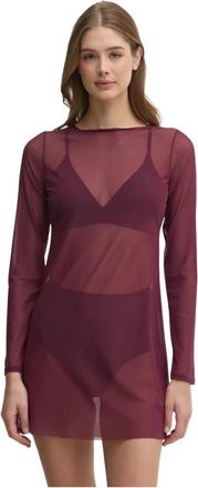 Bond-Eye Strandjurk - Dames - Strandmode - Paars - M/L - Badmode
