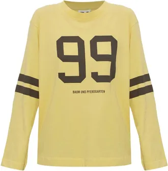 Baum Und Pferdgarten Tops, Dames, Geel, L, Katoen, Jeevona Top