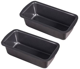 OEM Molde Para Hornear Pan De 2 Piezas, Molde Para Tostar, Molde Para Hornear Pan, Pan Dulce O Salado, Pastel Grueso O Brownie, Negro