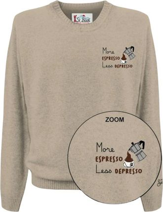 MC2 Saint Barth Uomo, Maglie, Beige, S, new