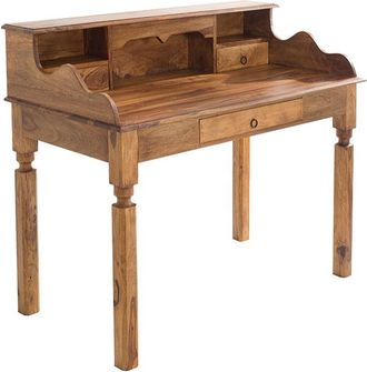 Global Interiors Massivholz Schreibtisch Davenport 115 x 55 cm