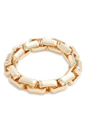 Nordstrom Bold Link Stretch Bracelet in Gold at Nordstrom