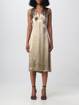 Bottega Veneta Zijde Slip Midi-jurk