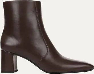 Vince Tegan Leather Ankle Boots
