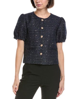 Nanette Lepore Tweed Cardigan