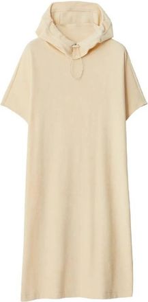 Burberry Womens Towelling Hooded Cotton Dress, Size S / M