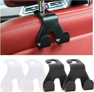 No Brand Piezas Ganchos Universales Para Coche Para Asiento Trasero - Gancho Para Reposacabezas De Asiento Trasero De Coche Perchero - Soporte Para Bolsos Ganc