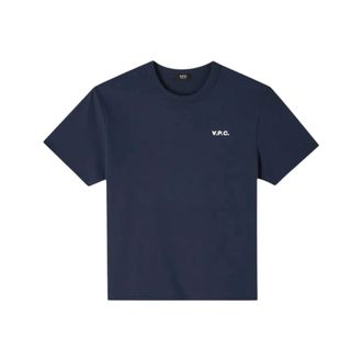 A.P.C. T-Shirts, male, Blue, Size: XL Boxy Petit VPC T-Shirt
