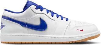 Nike Jordan Mens Air 1 Low SE - Basketball Shoes Old Royal White/Glacier Blue Size 10.0