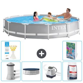 Intex Piscina Prism Frame Redonda - 366x76 Cm - 7-piezas S301
