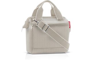 Reisenthel Umh&auml;ngetasche REISENTHEL Allrounder Cross Herringbone Sand, Damen, Gr. B/H/T: 22cm x 24cm x 13cm, beige (natur), Polyester, Taschen Umh&auml;ngetasche