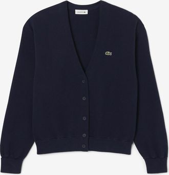 Lacoste Vest met V-hals en knoopsluiting