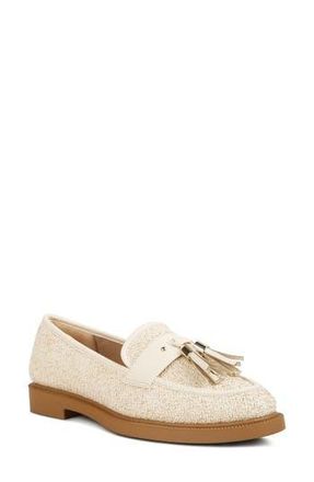 London Rag Foxford Tassel Raffia Loafer in Cream at Nordstrom Rack, Size 9