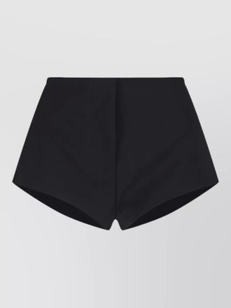 Entire studios tailored shorts straight cut back pockets